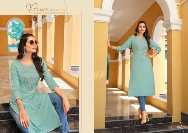 Rangoon Anishka Designer Stright Cut Kurtis Edition